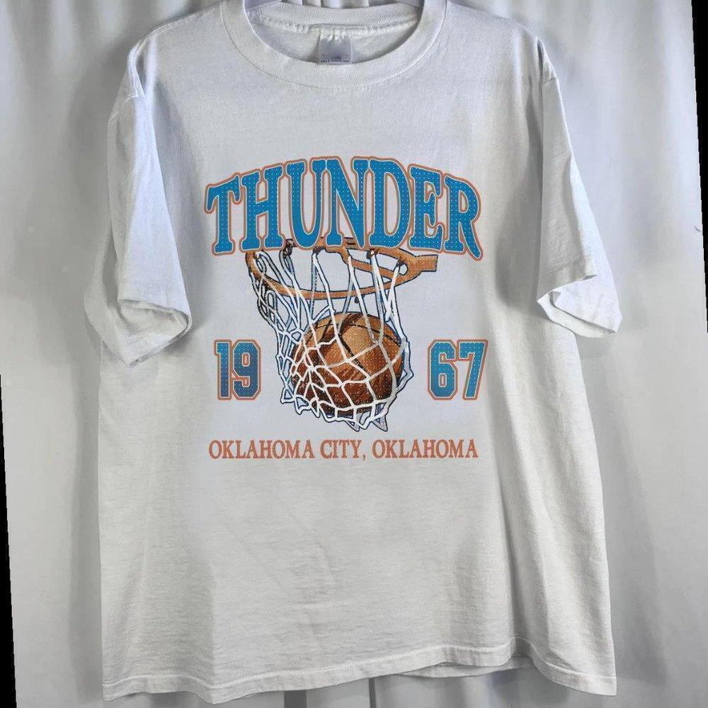 Oklahoma City Thunder 1967 Nba Basketball Fan T-Shirt